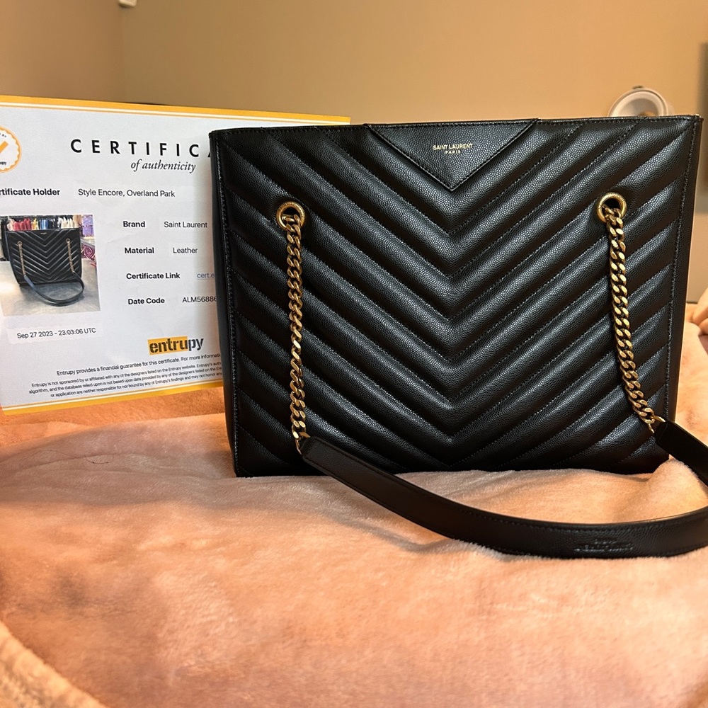 YSL Saint Laurent Tribeca Medium Tote